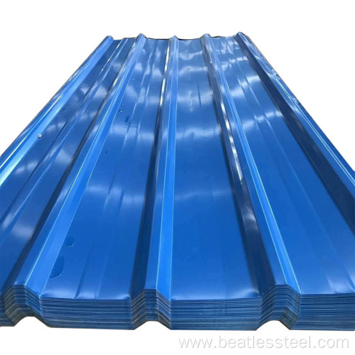 Color Coated Corrugated Steel Roofing Sheet Building